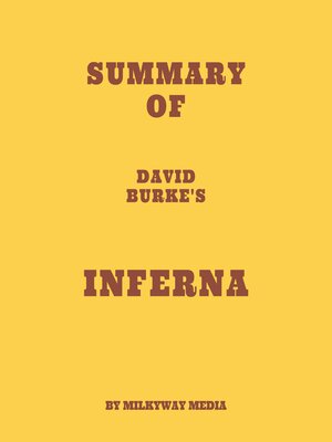 cover image of Summary of David Burke's Inferna